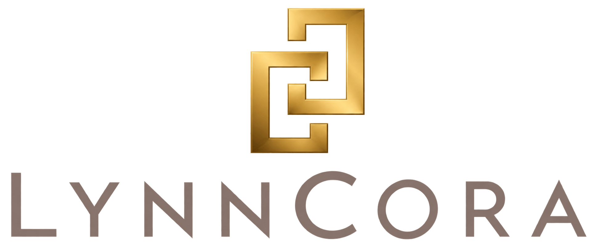 The image is a logo with the text "LYNNCORA" in white color.